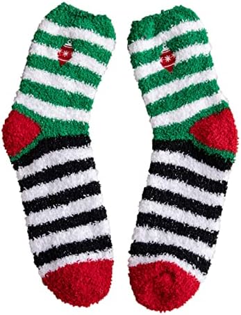 Јога чорапи поделени Божиќни чорапи новогодишна елка снегулка снежна земја лак памук чорапи новини топли чорапи за жени