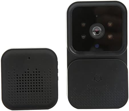 Безжична камера на вратата на вратата, безжичен далечински управувач 2 Way Audio Intelligent HD WiFi Doorbell Camera за домашна безбедност