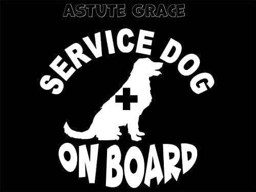 Сервисно куче на одборот Внимава на налепница за винил за декорации за SUV прозорец за автомобили | Бело | 6x5,5 | Ag-642