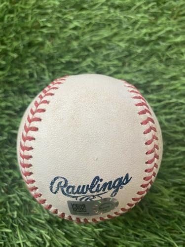 Играта на Националците на Хуан Сото Вашингтон користеше бејзбол РБИ сингл „372 -та хит во кариерата“ - МЛБ игра користеше бејзбол