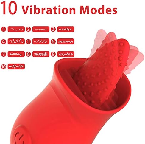 Јазик лижејќи вибратор за жени со G Spot Rose Vibrator Adult Simmulator Sex Toy играчка