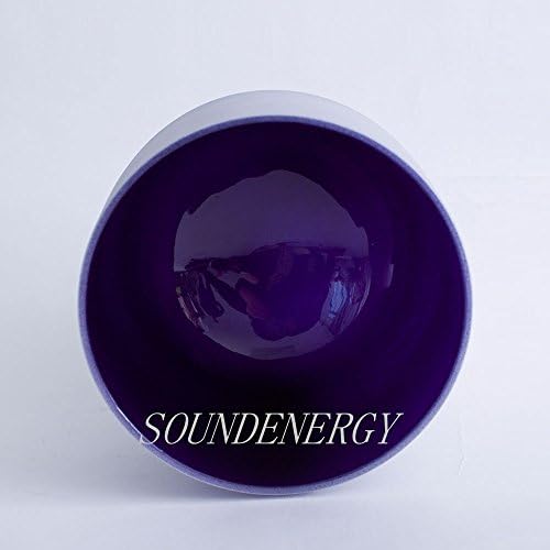 Вклучени EnergySound Floshe Забелешка трета око чакра од чакра на кварц кварц, чинија за пеење 8 инчи и о-прстен вклучени