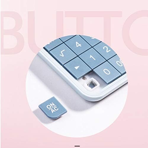 Дубао 12 -цифрен калкулатор за биро големи копчиња Симпатична алатка за сметководство во боја на бонбони, големи копчиња батерија