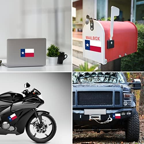 2 ПАРЧИЊА Магнети За Автомобили Со Знаме На Тексас - 5х3 Инчи - Магнет Во Тексас За Лого На Автомобилски Џип-Осамена Ѕвезда НАЦИЈА Сад Американски