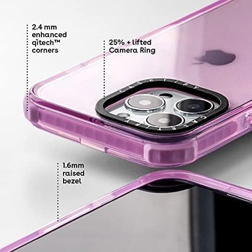 Casetify Ултра Влијание Случај за iPhone 13 Pro Max-Вие Сте Точно-Јасно Црно