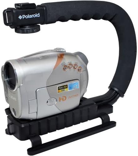 Polaroid Sure-Grip Professional Camera / Camcorder Action Action Stablizing Mount Mount за Panasonic Lumix DMC-G3, DMC-GF3, DMC-G1,