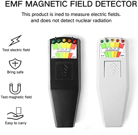 Мерачи на Наисикор ЕМФ, LED детектор за магнетно поле, преносен тестер за ловна паранормална опрема, бројач за напојување на батерии за домашен