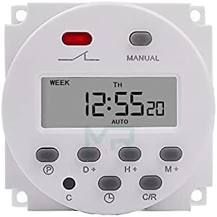 Timer Timer CN101A 220V 110V 24V 12V Дигитален LCD Timer Timer Procramable Time Switch Relay 16A CN101