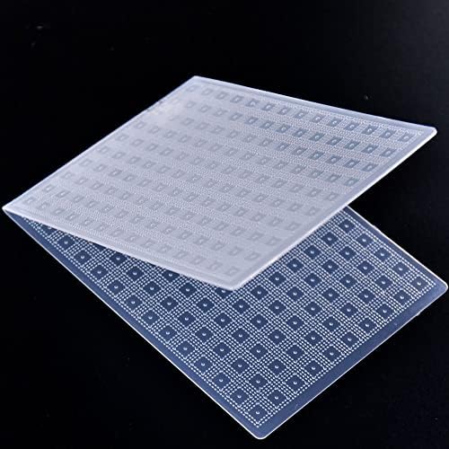 Пластични папки за втиснување на картички Kwellam Dots за правење картички за правење книги и други занаети со хартија 22052521