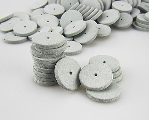 Airgoesin 100 тркала за полирање на силиконски гума за работа со нокти, алатка за ротирачки накит