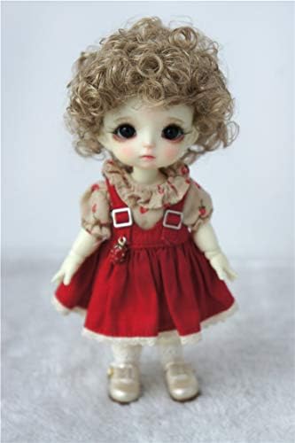 BJD Wigs JD522 Mini Curls Synthetic Mohair Doll Pigs 5-6inch 6-7inch додатоци за кукли BJD