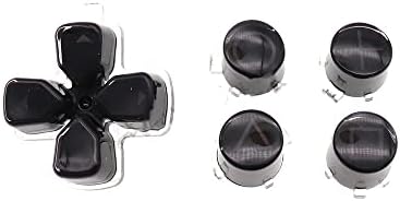 Копче За Кристално Копче D-Pad Копче Abxy ФУНКЦИЈА Копчиња ЗА PS5 Контролер Копчиња За Насочување Замена Црно