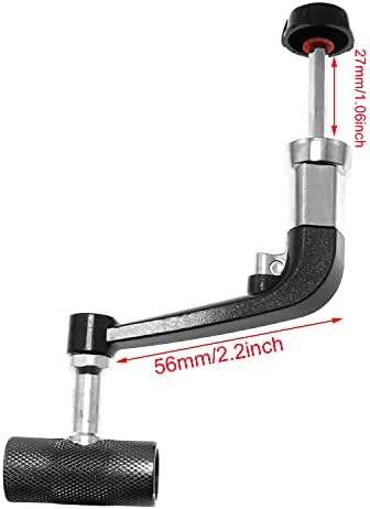ZRM & E ROADE ROIL ROTARY копче за напојување за вртење на замена на ролна метална рачка метална рачка
