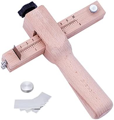 SDFGH прилагодливи кожни алатки за ленти од лента дрвена лента за лента DIY сечење дрвена лента за ножеви со 5 лопати