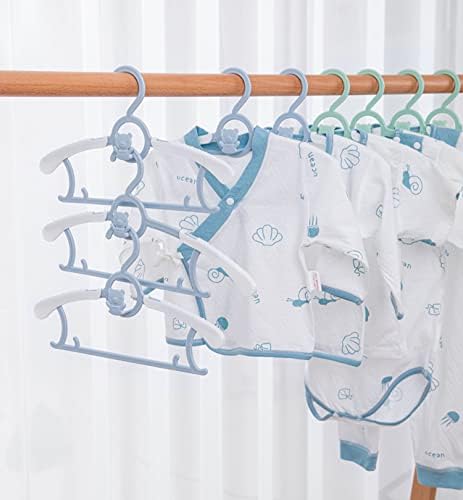 Закачалки за бебиња 20 парчиња прилагодливи деца кои не се лизгаат деца бебешки расадници закачалки Деца палто за закачалки за перење