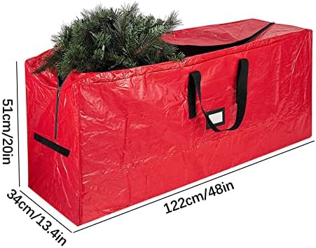 Ксунион #Зрее04 Божиќна Елка Покријте Водоотпорна Торба За Складирање Торба За Чување Новогодишна Елка