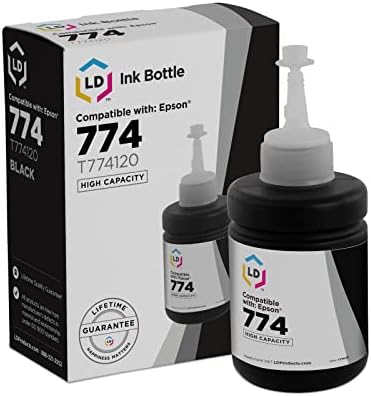 Замена на шише со шише со мастило за LD за Epson 774 T774120 Висок капацитет