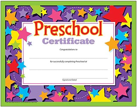 Сертификати за предучилишна возраст