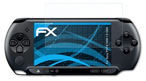 Филм за заштита на екранот Atfolix компатибилен со Sony PSP-E1000 / E1004 Заштитник на екранот, ултра-чист FX заштитен филм