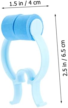 Doitool 48 парчиња бесплатни домашни уреди за носеви уреди или назална потенок ева крварења базен случајно широк пластичен прстен од пена за болка за да го разоткрие уд