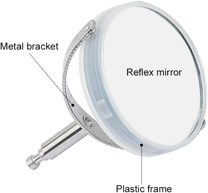 Лабораториски Микроскоп Опрема 49мм Рефлектирачки Огледала Метална Заграда Оптичка Рамнина Конкавен Рефлектор Рефлекс Огледало Одговара