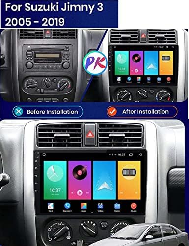Autosion Android 12 Автомобил Стерео Во Цртичка Радио За Suzuki Jimny 2005-2019 GPS Навигација 9 Главна Единица MP5 Мултимедијален Плеер Видео