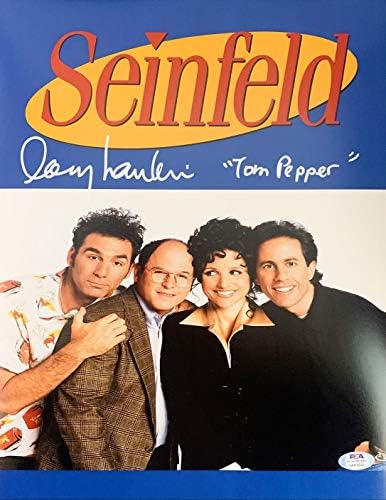 Автограмот на Лари Ханкин потпиша впишете 11x14 Jerry Seinfeld Photo PSA TOM Pepper