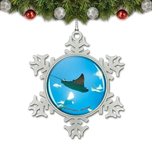 Аквариум риба скотсдејл Аквариум САД Божиќен Украс Декорација На Приврзок Од Дрво Кристално Метален Подарок За Сувенири