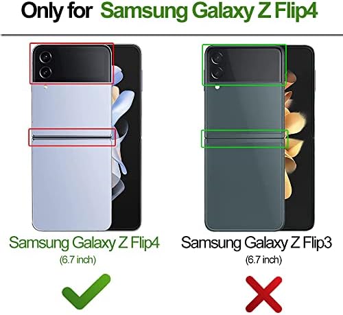 Јодкуд За Samsung Galaxy Z Flip 4 Квадратен Случај Нелизгачки Отпорен На Удари Тенок Tpu Целосна Заштита Ретро Елегантен Луксузен Кожен Случај со Kickstand За Samsung Galaxy Z Flip 4