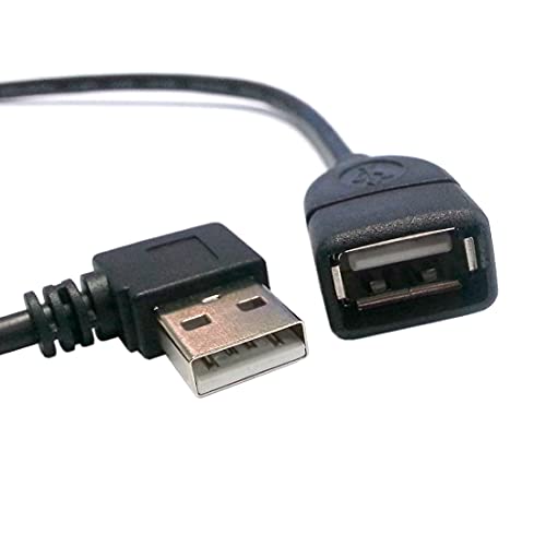CHENYANG CY USB 2.0 Тип-А Продолжен Кабел 90 Степен Агол USB 2.0 Машки До Женски Продолжен Кабел 40cm 2PCS/Сет
