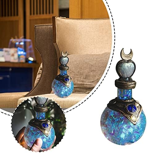 Орнаменти за шише со напивки од баишитоп кристално магија, креативно месечина магична напивка декоративно шише смола занаети за декорација