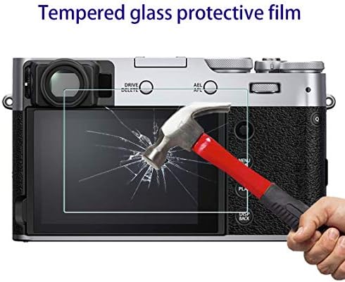Huipuxiang XT4 X100V Заштитник На Екранот За Fuji Fujifilm X-T4 X100V Камера И fuji филм X-100v, [3 Пакет] 0,3 mm Висока Дефиниција 9H Цврстина Оптички Lcd Премиум Стакло Заштитен Капак