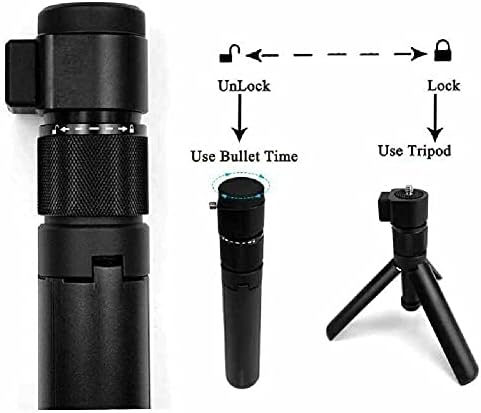 Метална ротирачка рачка за рачка за стативска камера за продолжување на фотоапаратот за Insta360 една x спортска камера