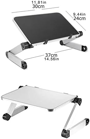 CZDYUF алуминиумски легура лаптоп преносен преклопен прилагодлив лаптоп биро за компјутерска табела за стоп -табела за склопување