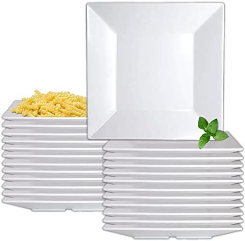 Креации меламин закуски плочи, челик тешка пауза отпорна комерцијална храна за услуги за храна, поларна бела 6 квадратни, затегнат наклонет