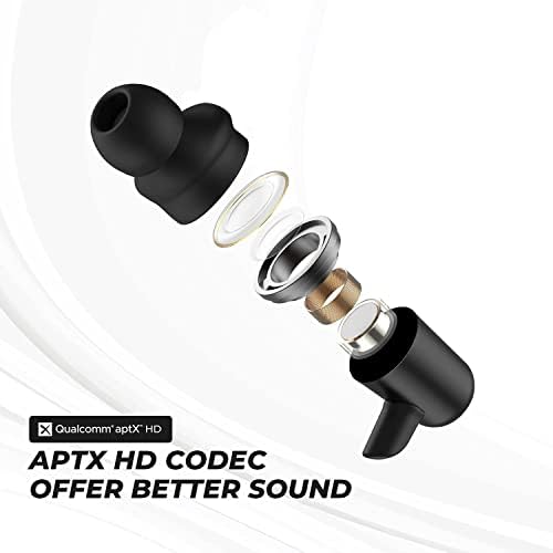 Soundpeats Q35 HD Bluetooth Слушалки IPX8 Водоотпорни Слушалки Во Уво Стерео Слушалки За Спорт, Трчање, Теретана, Вграден Микрофон,