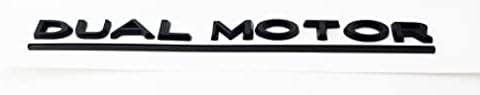 Двојни моторни амблеми со 3Д букви за ретрофитирајте ја ознаката за труба со високи перформанси за додатоци на Tesla Model X S 3 Y