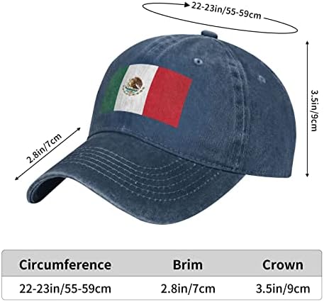 ЕИЕВАИ Мексиканско Знаме Прилагодлива Машка Бејзбол Капа Женски Капи Возрасни Каскети