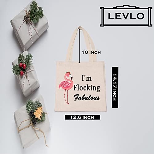 Levello Lovers Lovers Flamingo Подароци Јас се собирам прекрасни кеси за купување со подарок за фламинго BFF