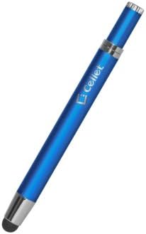Cellet 2-In-1 Stylus Pen за iPad, iPhone, iPod Touch и Android паметни телефони-бело