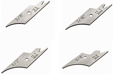 Мини џеб 11 парчиња филе заварување Поставете инспекција на грлото на ногата алатка за инспекција на не'рѓосувачки челик стандард и метрика