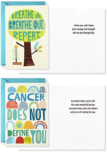 Белег Охрабрување Картички Асортиман За Рак, Болест, Тешки Времиња ,