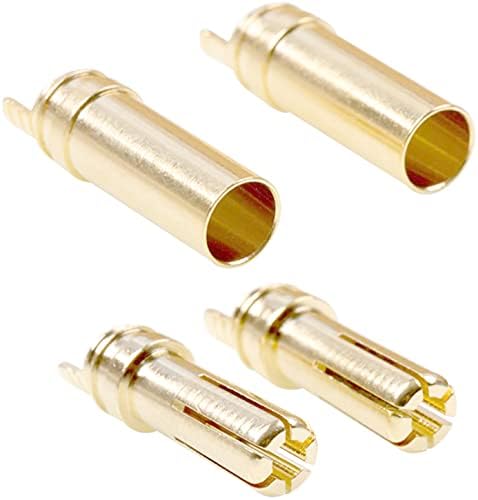 Neekare 10 пара приклучоци за конектор за батерии EC5 Goldby EC5 MALEN FEMALEN FEMALEN 5.0MM BANANA SLUG CONNECTOR