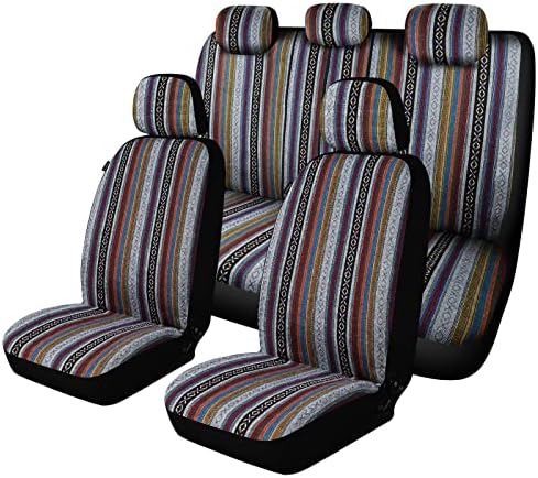 Акауто Баја седло ќебето за седиште за автомобили ги опфаќа целосниот сет, капакот на седиштето на автомобилското возило што може да се мие