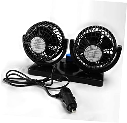 Veemoon Protable fan for Car Backseat Car Fan Car Car Calleating вентилатор за ладење вентилатори автомобили автомобили 12V автомобил вентилатор Авто вентилатор за ладење на автомобили Fan Black Kno