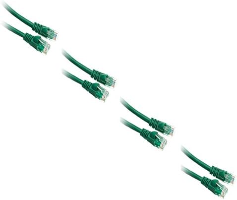 4 пакет кабел CAT5E со UTP обликуван чизми 350MHz 35 стапки зелен, CNE483509