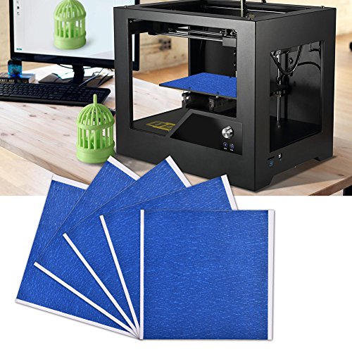 Етикета за печатачи, 5 парчиња налепница за печатач 3Д делови за печатач Делови за притисок чувствителна хартија лепило налепница за 3Д печатач