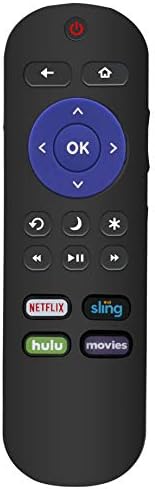 NS-RCRUDUS-19 NS-RCRUS-19 Replace Remote Compatible with Insignia Roku TV 398GR10BEBYN0012 398GR10BEBYN00012 NS-24ER310CA17 NS-24ER310NA17