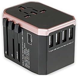 PiaoLing International Plug Converter Travel Prippare, светски универзален адаптер, универзален конвертор на USB приклучок