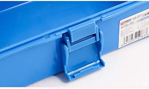 Zshlzg Art Box Пластична транспарентна триетраетна складирање преносна преносна алатка кутија 3 слоеви за преклопување кутија за
